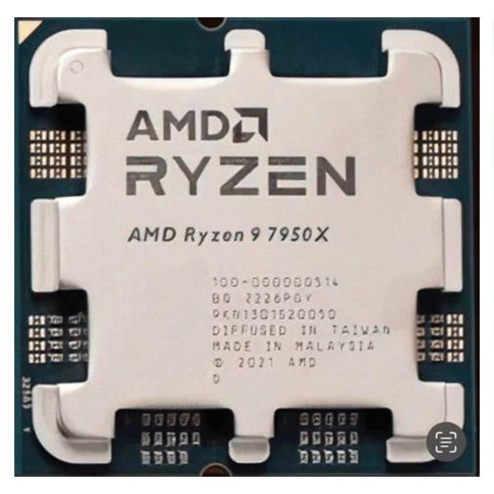 AMD Ryzen 9 7950X - 4.5GHz, 16 Cores, 32 Threads, 5nm, AM5 Socket, 170W