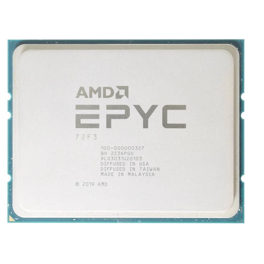 AMD EPYC 72F3 Processor, 3.7GHz, 8 Cores, 16 Threads, 7nm, SP3, 180W