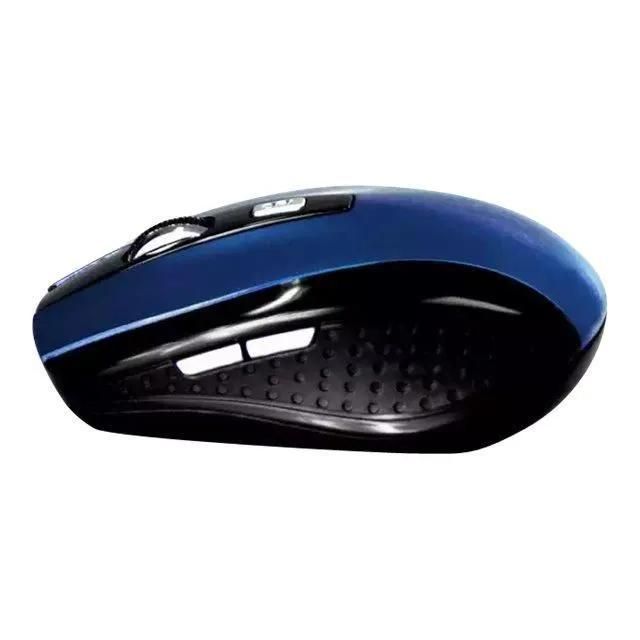 Media-Tech Wireless Optical Mouse Pro MT1113B - 5 Buttons - 2.4 GHz - Black and Blue