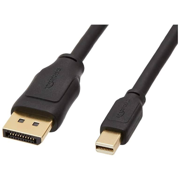Cookie Informatique Mini DisplayPort Cable (1x Mini DP to 1x DP), 5m, Black