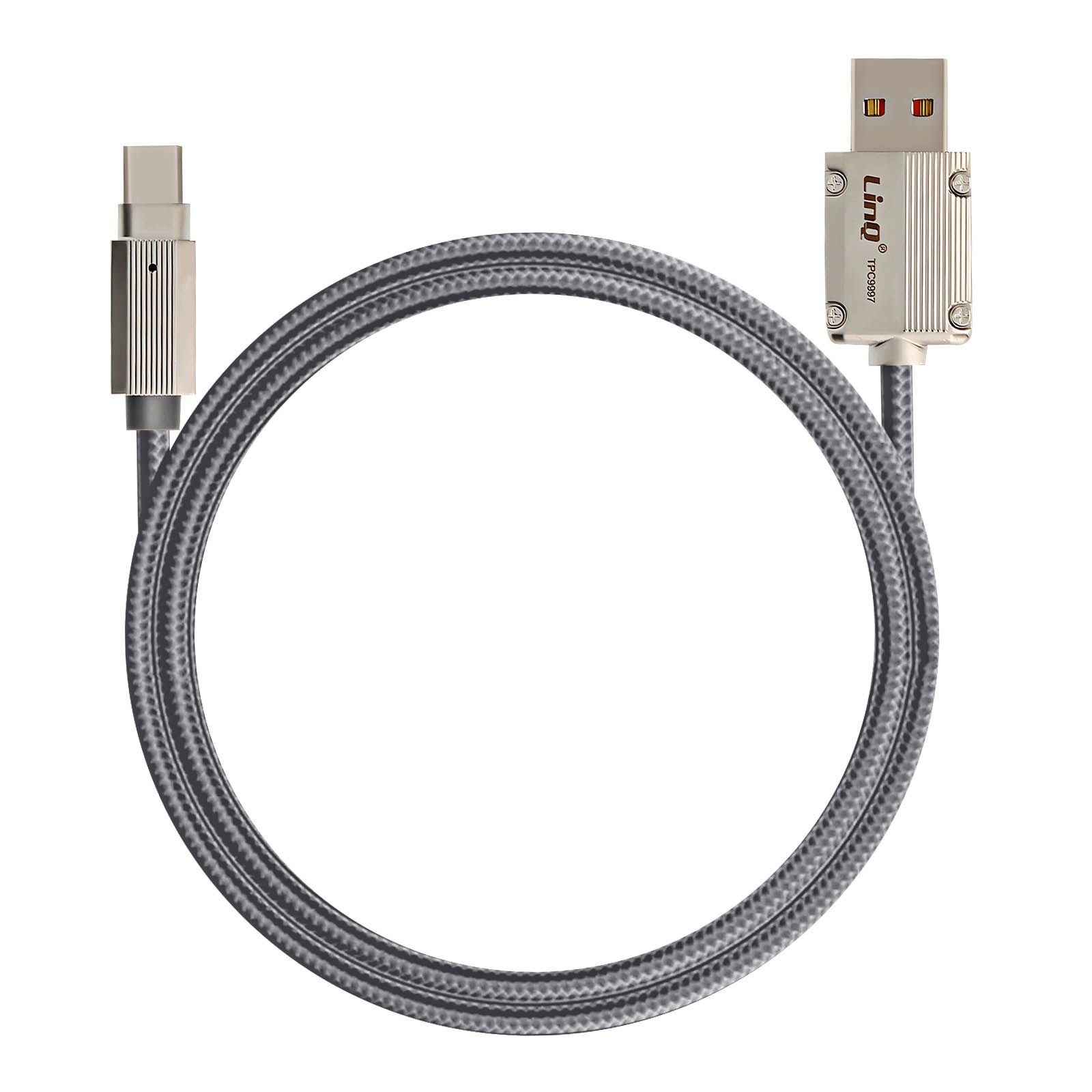 LinQ USB to USB-C Fast Charging Cable 6A, 1.2m