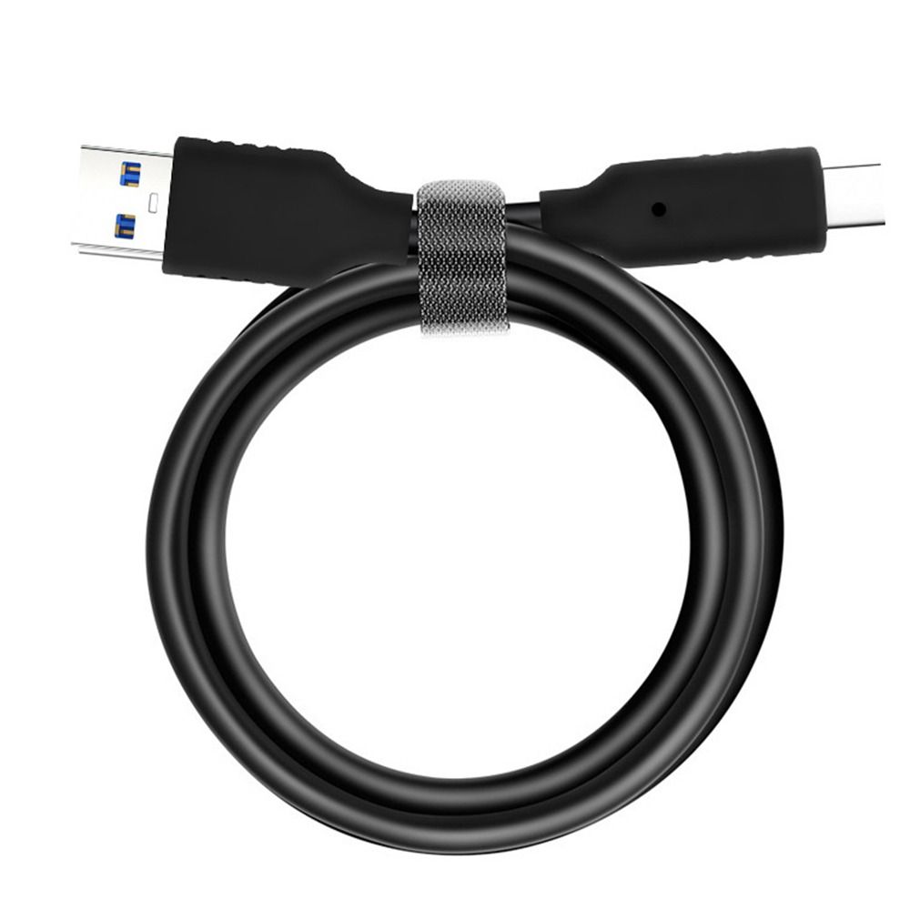 Cable USB a Tipo C 3.2 Negro - Cargador rápido de 60W y transferencia de datos de 10Gbps 2m
