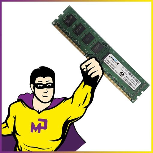 Memoria RAM Crucial 8GB DDR3 (CT102464BA160B.M16FA2, PC3-12800, 1600 MHz, CL11)