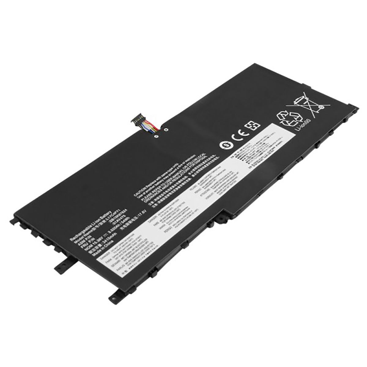 Batería de repuesto para Lenovo X1 Yoga 2018 - 15.36V, 3515mAh, 54Wh Li-Polímero Negro