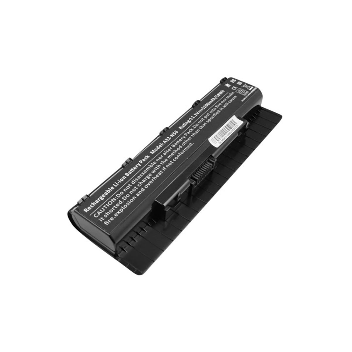 Batería Avizar de 5200 mAh y 11.1V para portátiles Asus N56 Serie - Negra