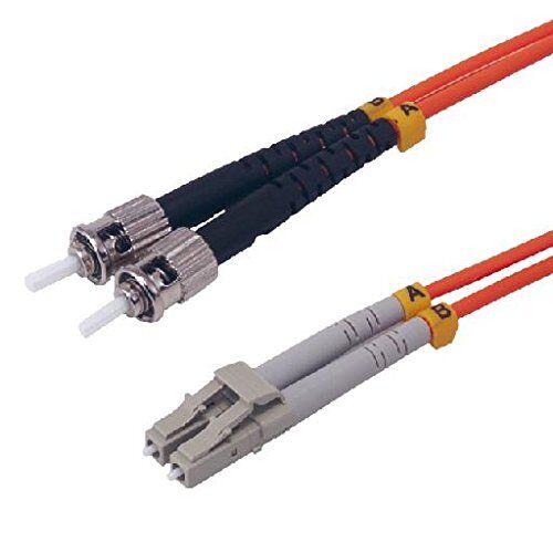 MCL Network Cable - Multi-Mode ST to LC - 2m - 50/125 Micron Fiber - OM2 - Halogen-Free