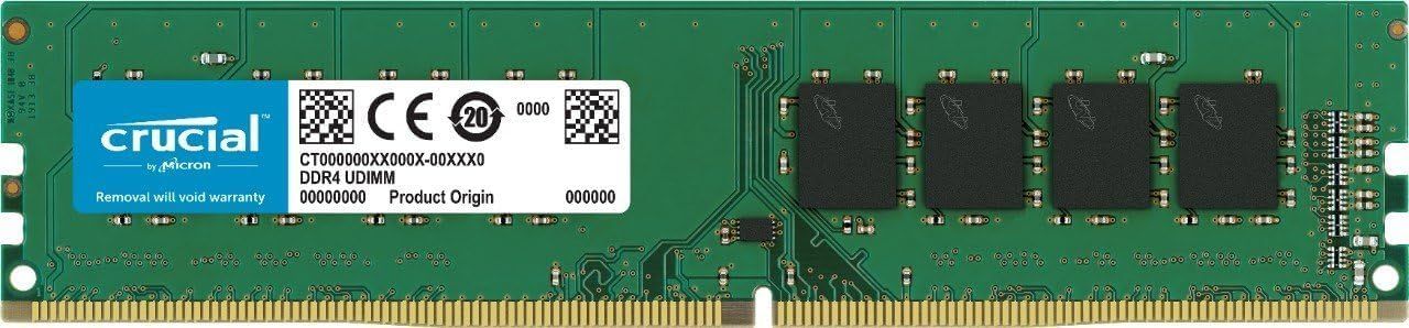 Crucial 8GB DDR4 2666MHz CL19 Desktop RAM