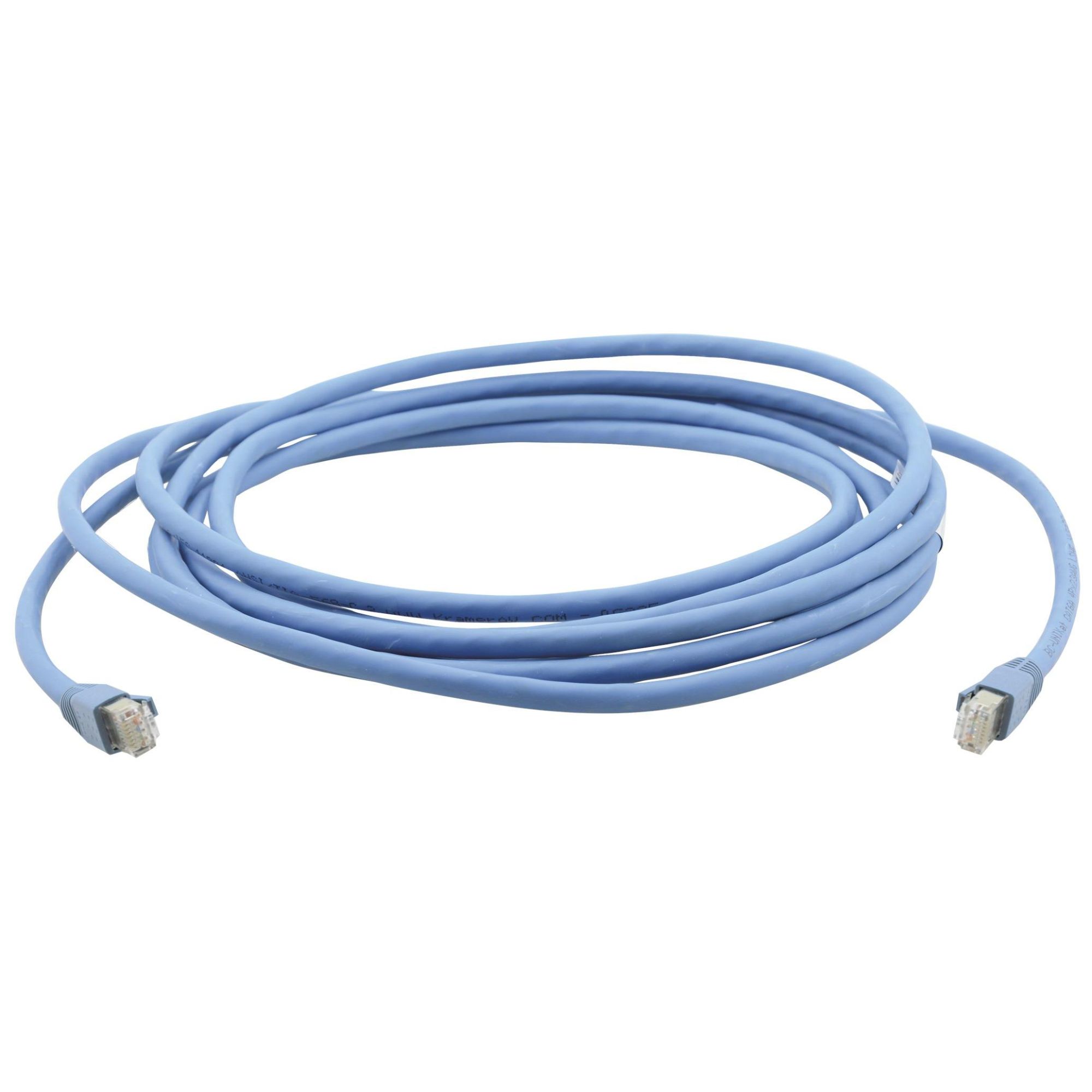 Kramer Electronics Cat6a Network Cable, 10.7m, Blue