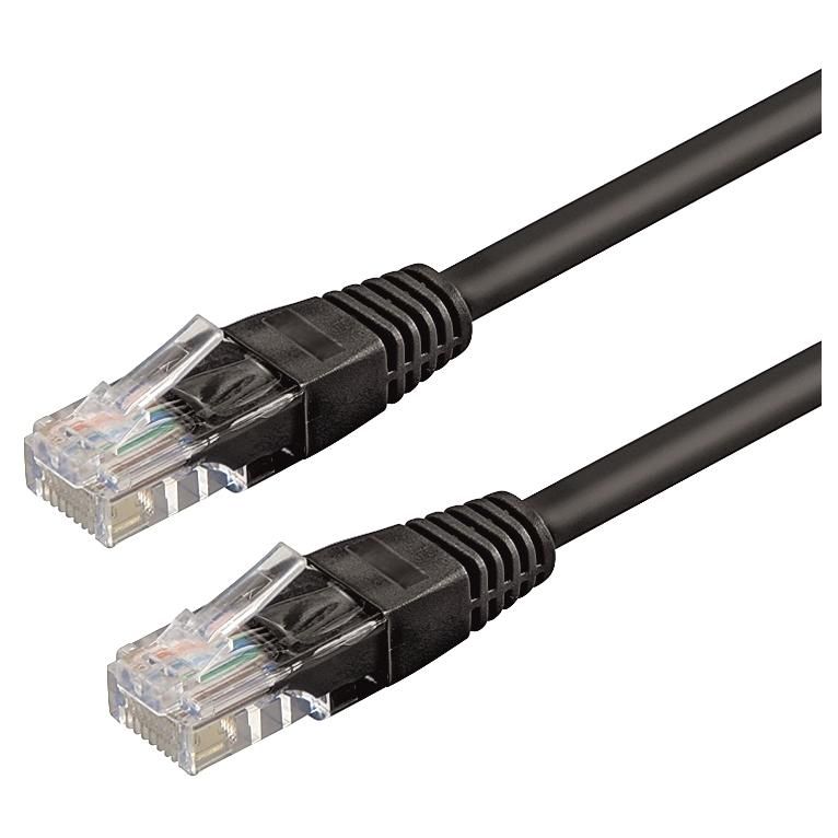 WP Cat6 UTP Cable, 5m, Black