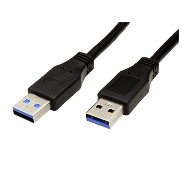 USB 3.0 Type A Male to Male Cable - 1 Meter High Speed 5 Gbps Retrocompatible USB 2.0 for Printer, Hard Drive, Webcam, Hub