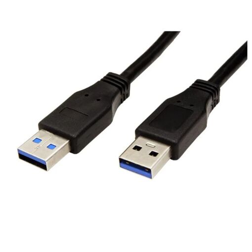 Câble USB 3.0 Type A Mâle vers Mâle - 1 mètre Haute Vitesse 5 Gbps Rétrocompatible USB 2.0 pour Imprimante, Disque Dur, Webcam, Hub