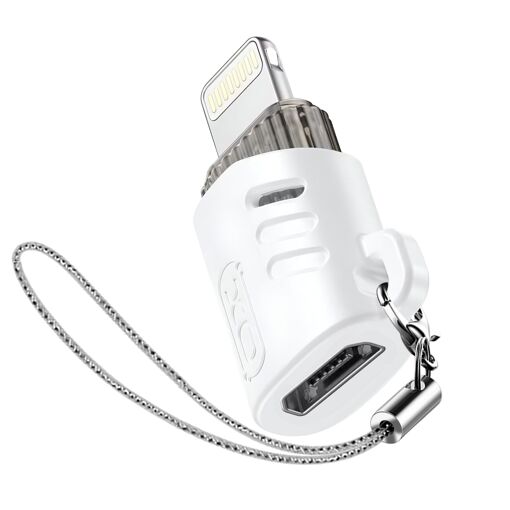 Adaptador Micro-USB a Lightning XO - Blanco (Diseño Compacto)