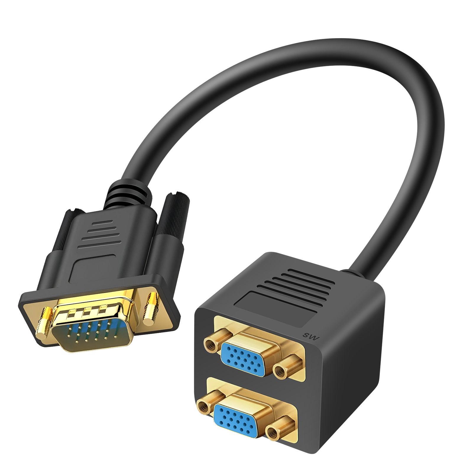 LinQ VGA Video Adapter - Dual Female to Male Compact & Robust