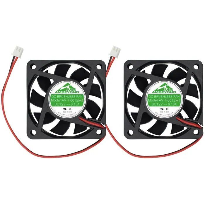 Akasa 60mm Fan - AK-6015MS - Black - LGA1150 Compatible