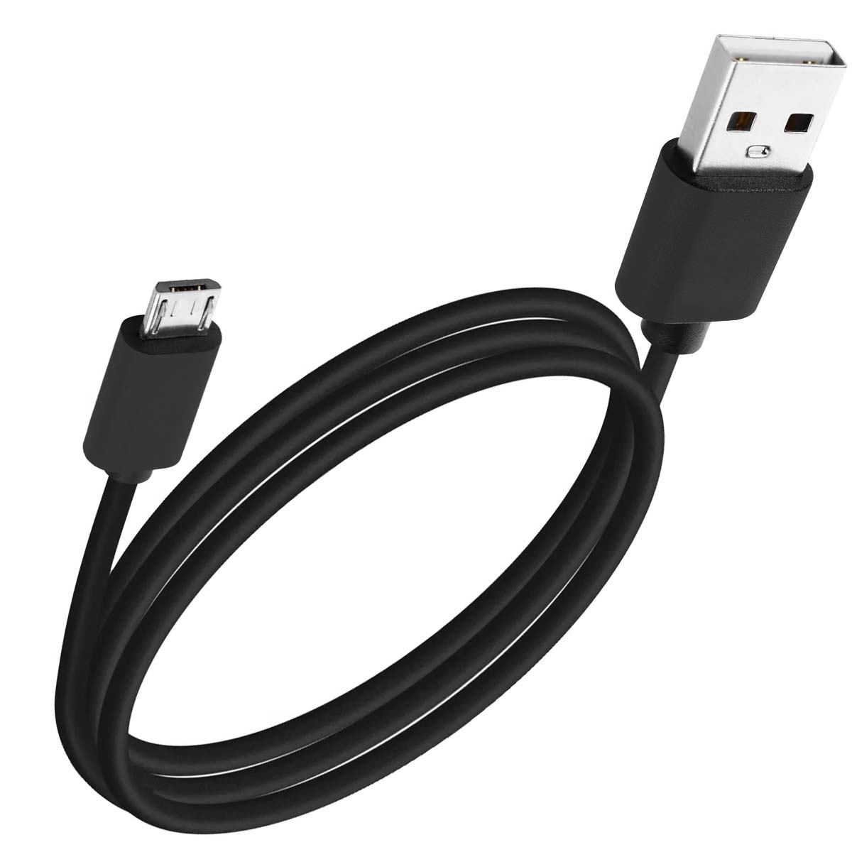 Grab 'N Go USB-A to Micro USB 1m Rapid Charge and Transfer Cable Black