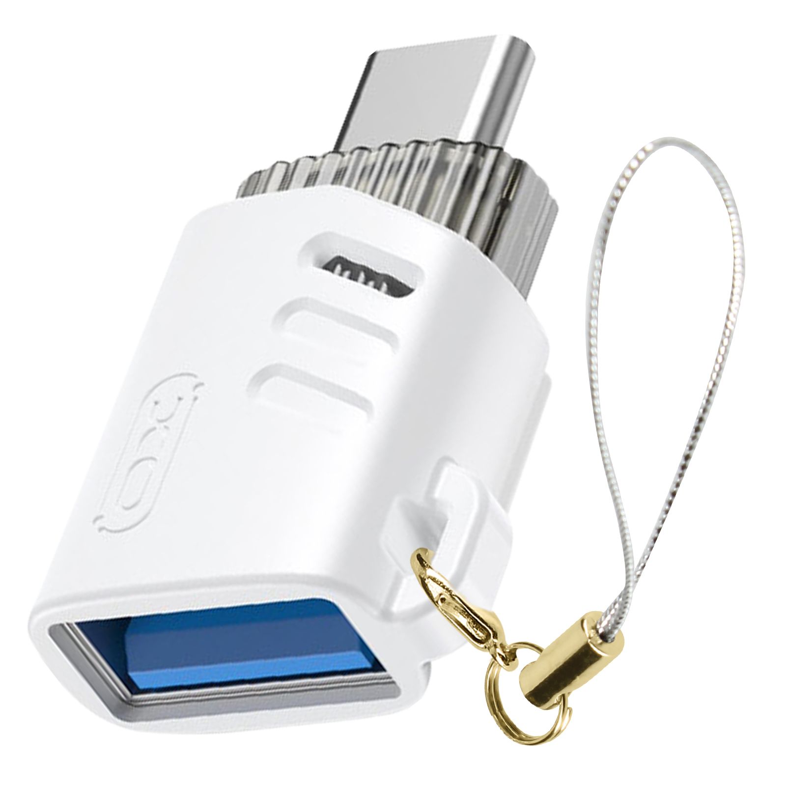 XO USB-C to USB OTG Adapter (White)
