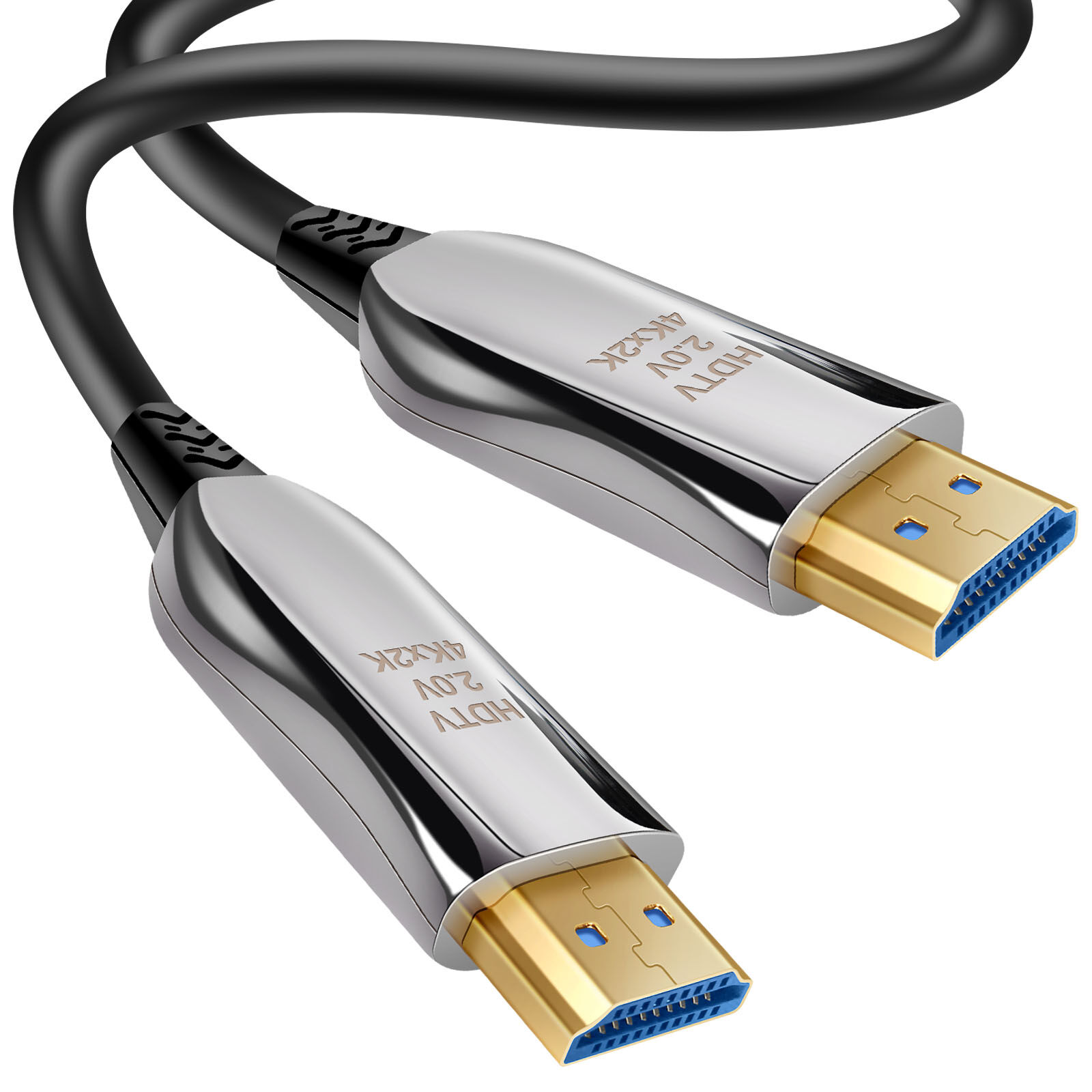 LinQ HDMI 2.0 to HDMI 2.0 Ultra HD 4K Fiber Optic Cable - 30m (Black)