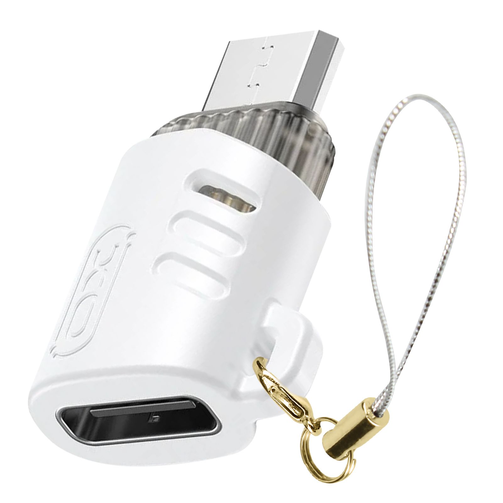 XO USB-C to Micro USB Adapter - White