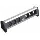Bachmann Desk - Circuit Breaker - 230V AC - 3 Output Connectors - Black