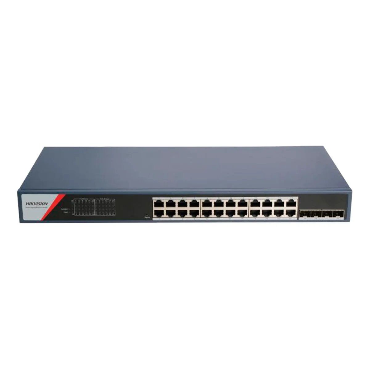 Commutateur PoE Hikvision 24 ports - DS-3E1528P-SI-24P4F