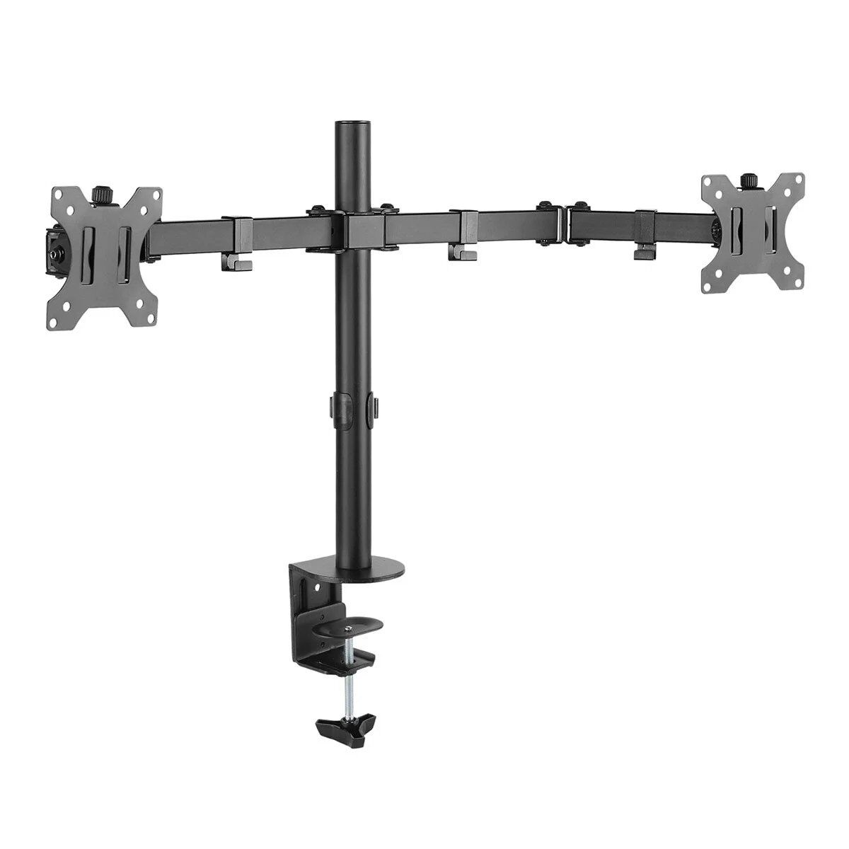Napofix DM1200H Dual Monitor Stand for 13"-32" Screens, Black