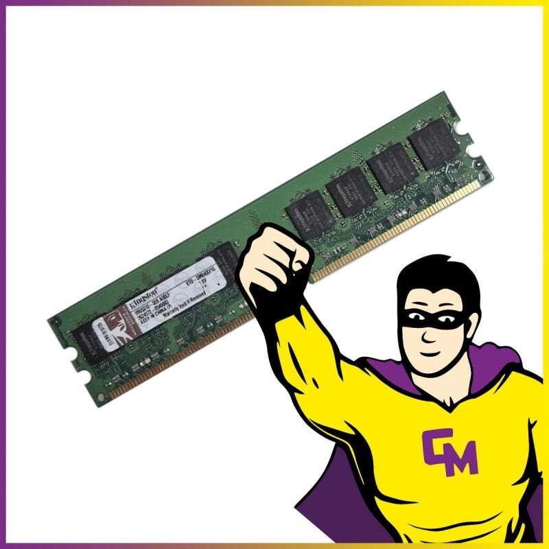Barrette mémoire Kingston 1 Go (KTD-DM8400/1G) - PC2-3200, 400 MHz, 1,8 V