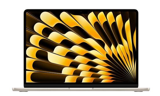 Apple MacBook Air 13-inch, 512GB SSD, 8GB RAM, Apple M3 Chip, 8-core CPU, 10-core GPU, Starlight 2024