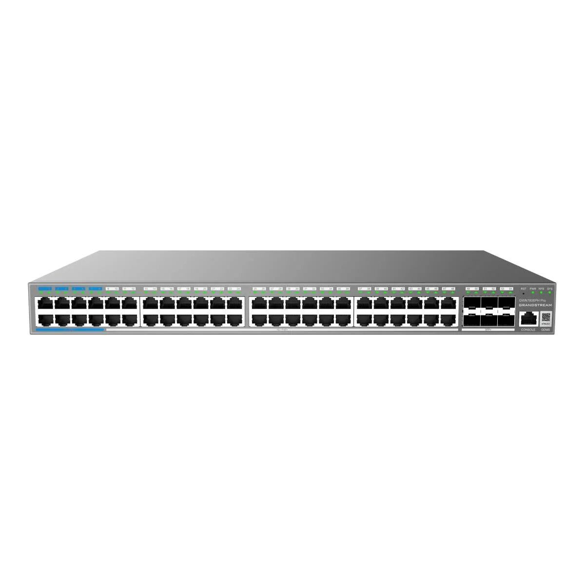 Grandstream GWN7806PH Pro 48-Port Gigabit PoE++ Switch, 6x 10G SFP+
