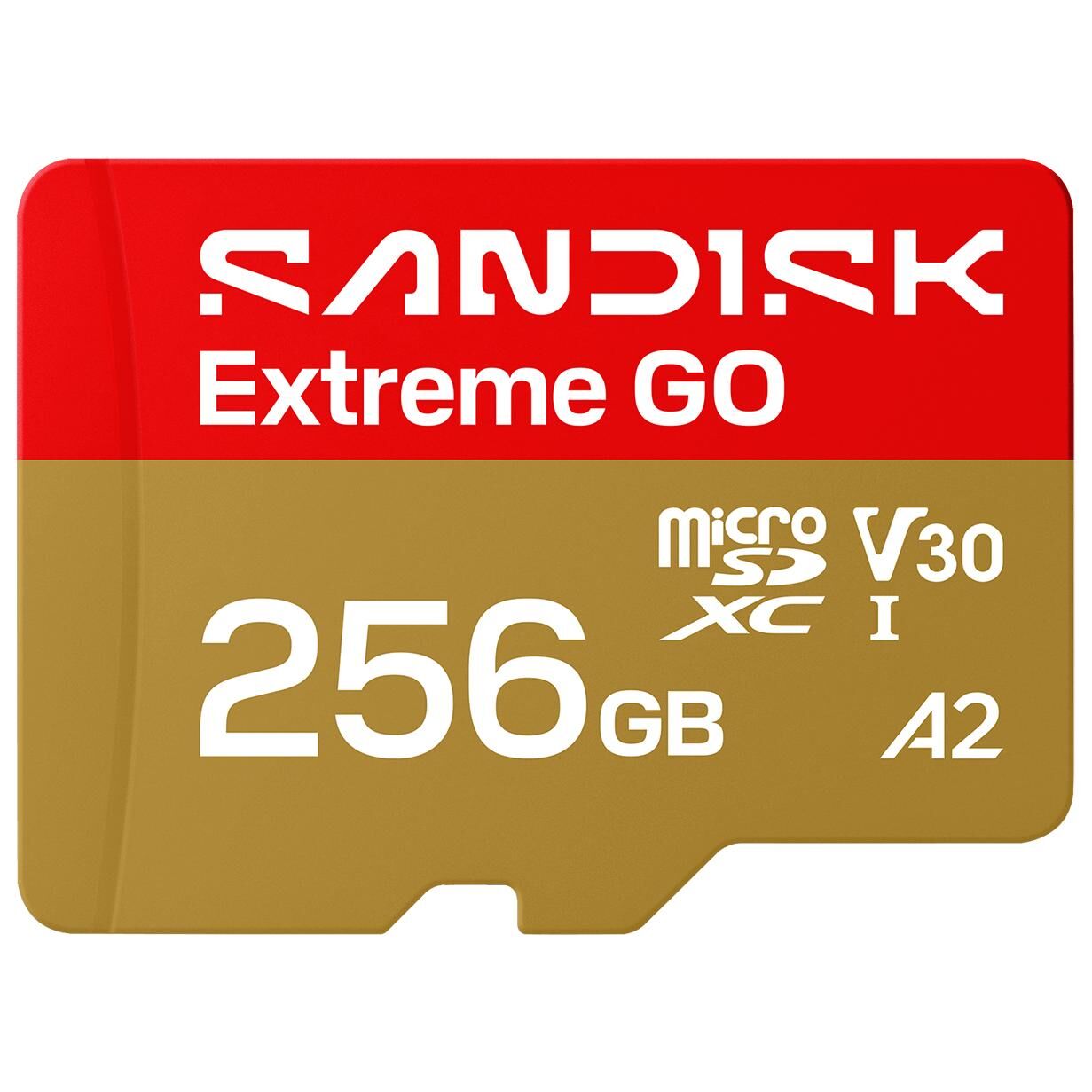 SanDisk Extreme GO 256GB MicroSDXC UHS-I Card