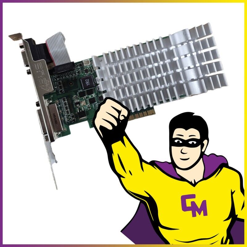 Carte graphique ASUS Nvidia GeForce GT 720 2 Go DDR3 Haute performance PCIe