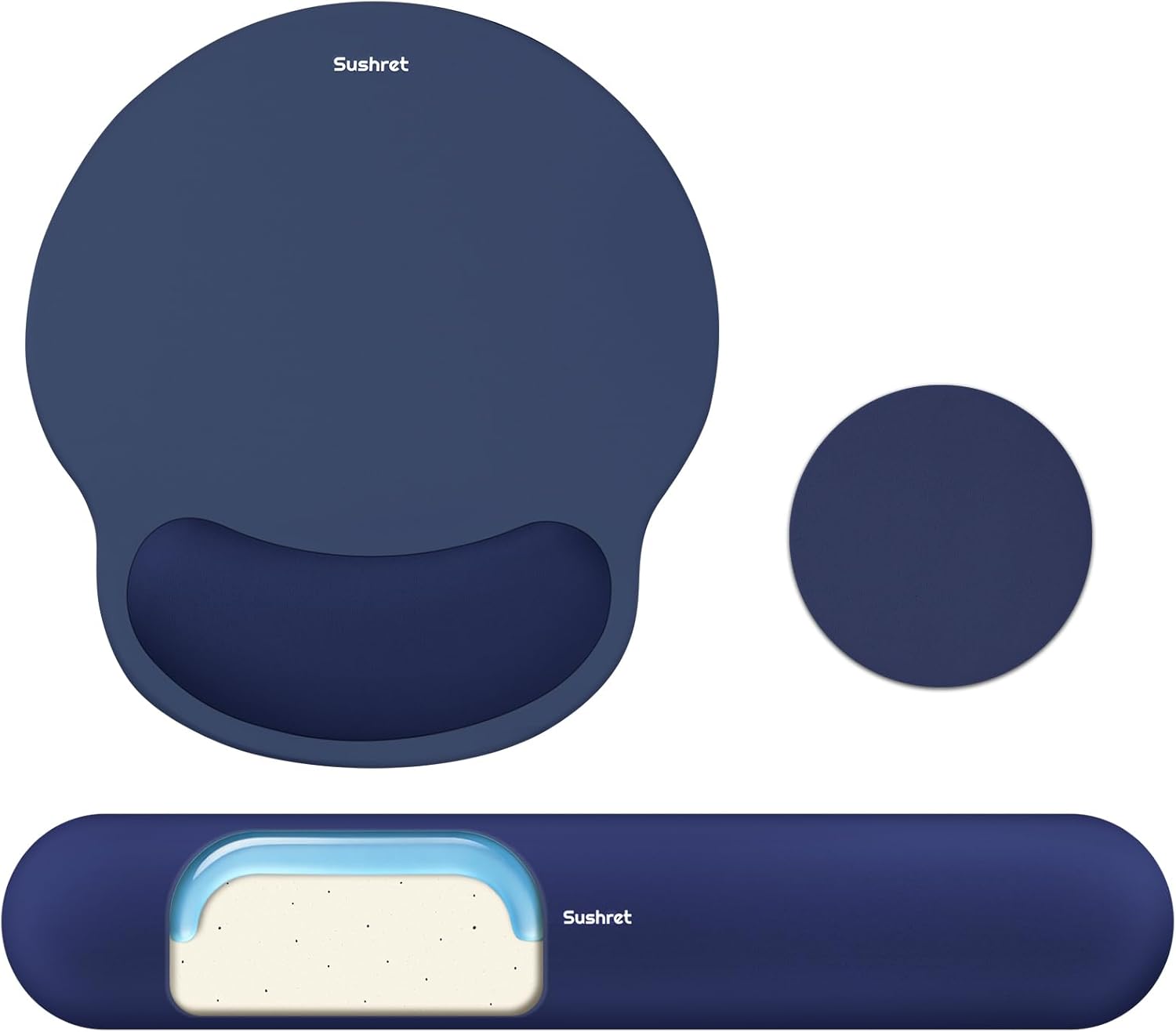Ergonomic 3-in-1 Mouse Pad and Wrist Rest