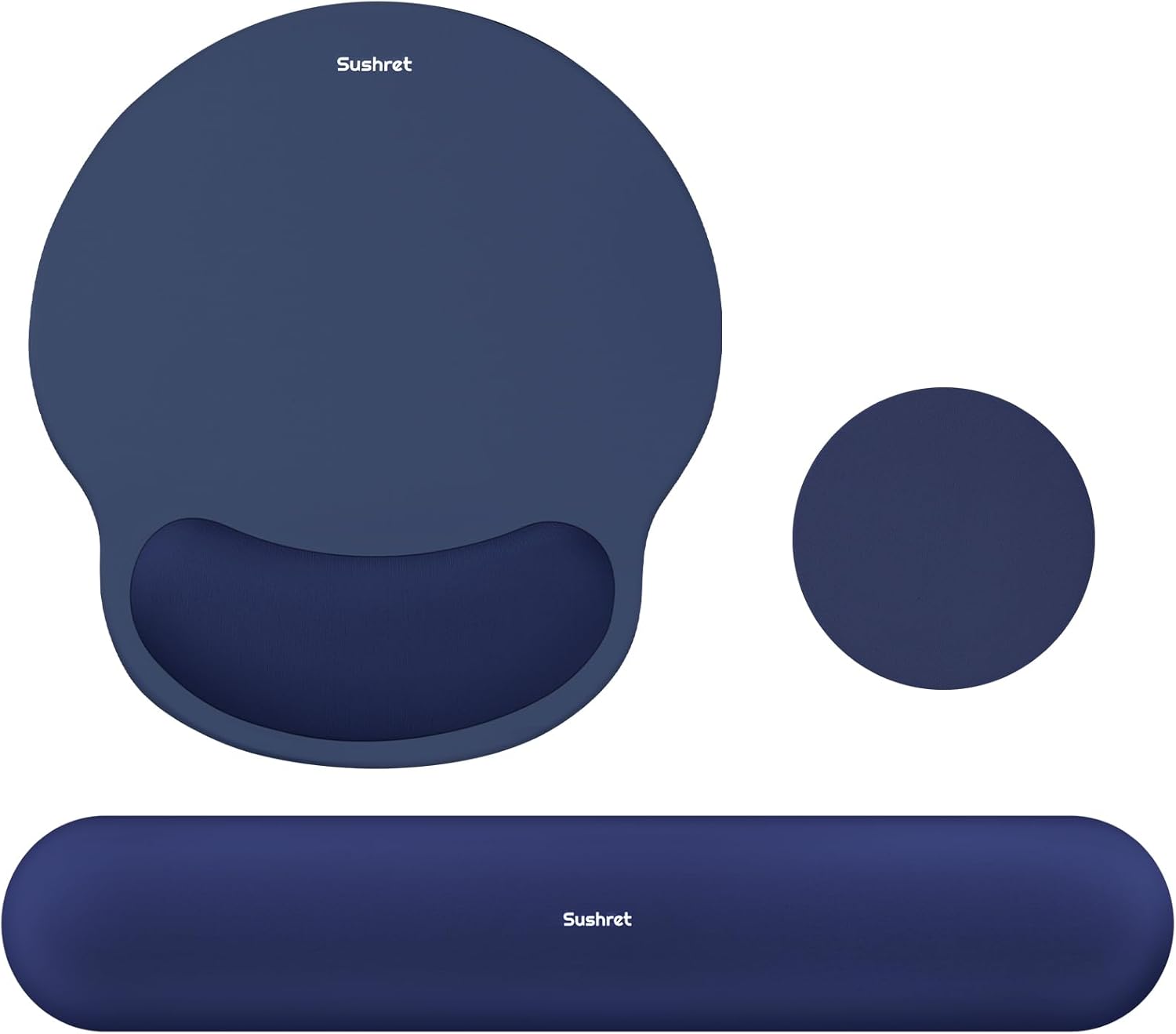 Ergonomic 3-in-1 Mouse Pad and Keyboard Wrist Rest