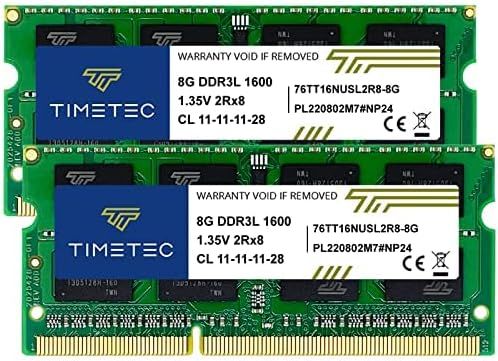 SYNERGIA SERENITE 16GB Kit (2x8GB) DDR3L 1600MHz PC3-12800 Unbuffered Non-ECC Memory Module