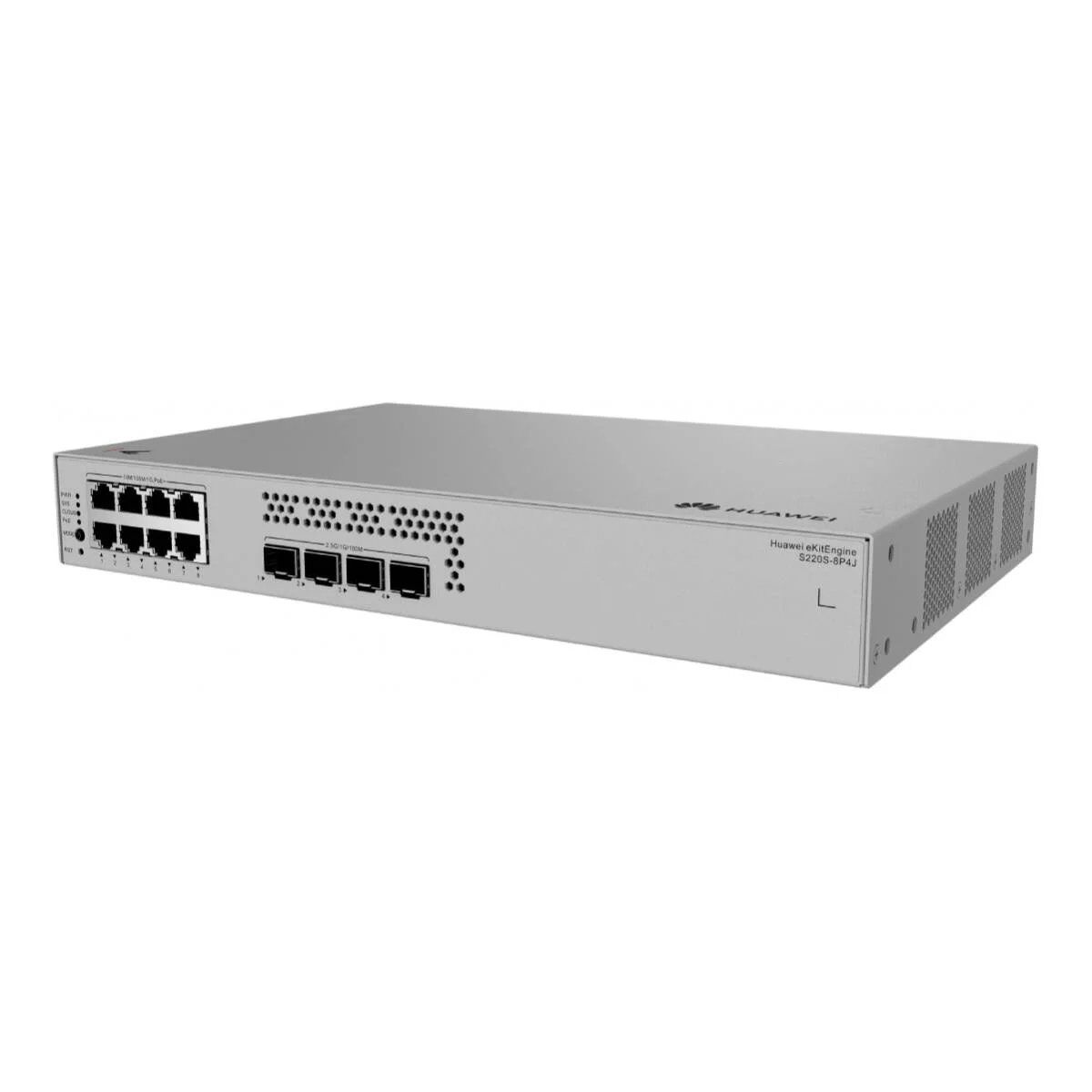 Huawei S220S-8P4J Managed Switch - 8 x 10/100/1000 (PoE+) + 4 x 100/1000/2.5G SFP