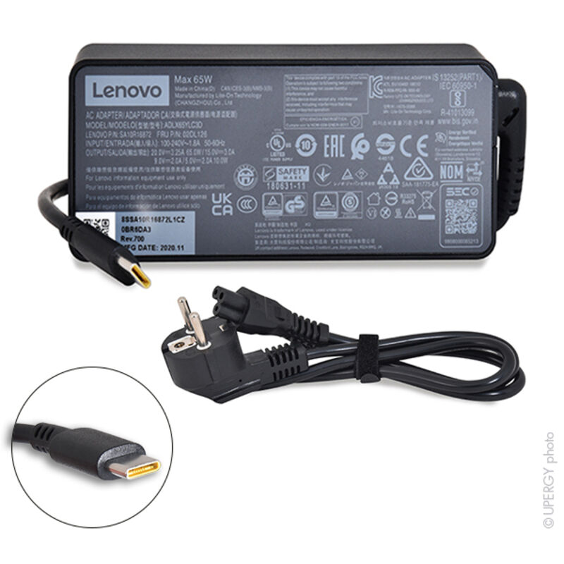 Lenovo 65W 20V 3.25A Power Adapter