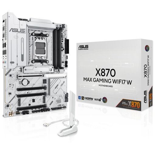Placa base ASUS X870 MAX Gaming WiFi7 W - AMD X870 AM5 ATX