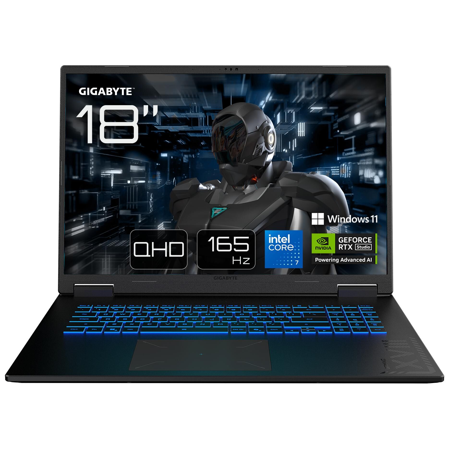 Gigabyte Gaming A18 Pro 18-Inch Laptop - 165Hz WQXGA, Intel Core i7 240H, RTX 5080, 32GB LPDDR5x 5600MHz, SSD Gen4 1TB, Windows 11 Home, 2-Year Warranty, Dolby Atmos