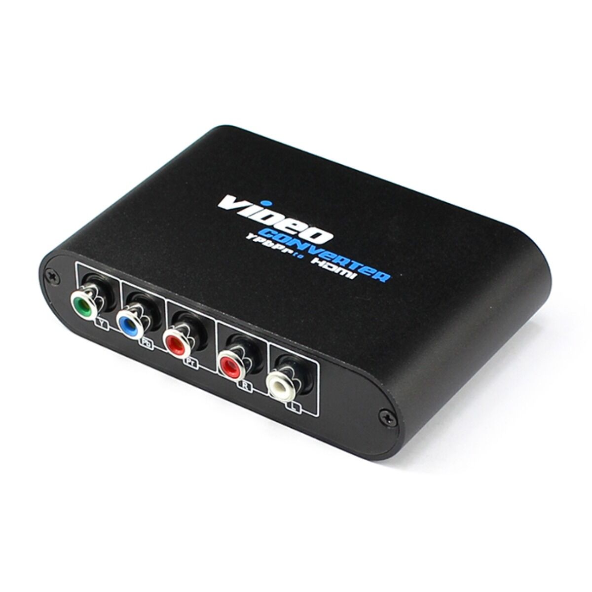 YPbPr to HDMI Converter - Component Video to HDMI Scaler 1080P with Aluminum Case