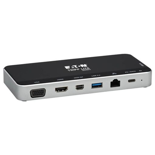 Station d'accueil Tripp Lite Eaton USB-C - Affichage triple 4K HDMI VGA