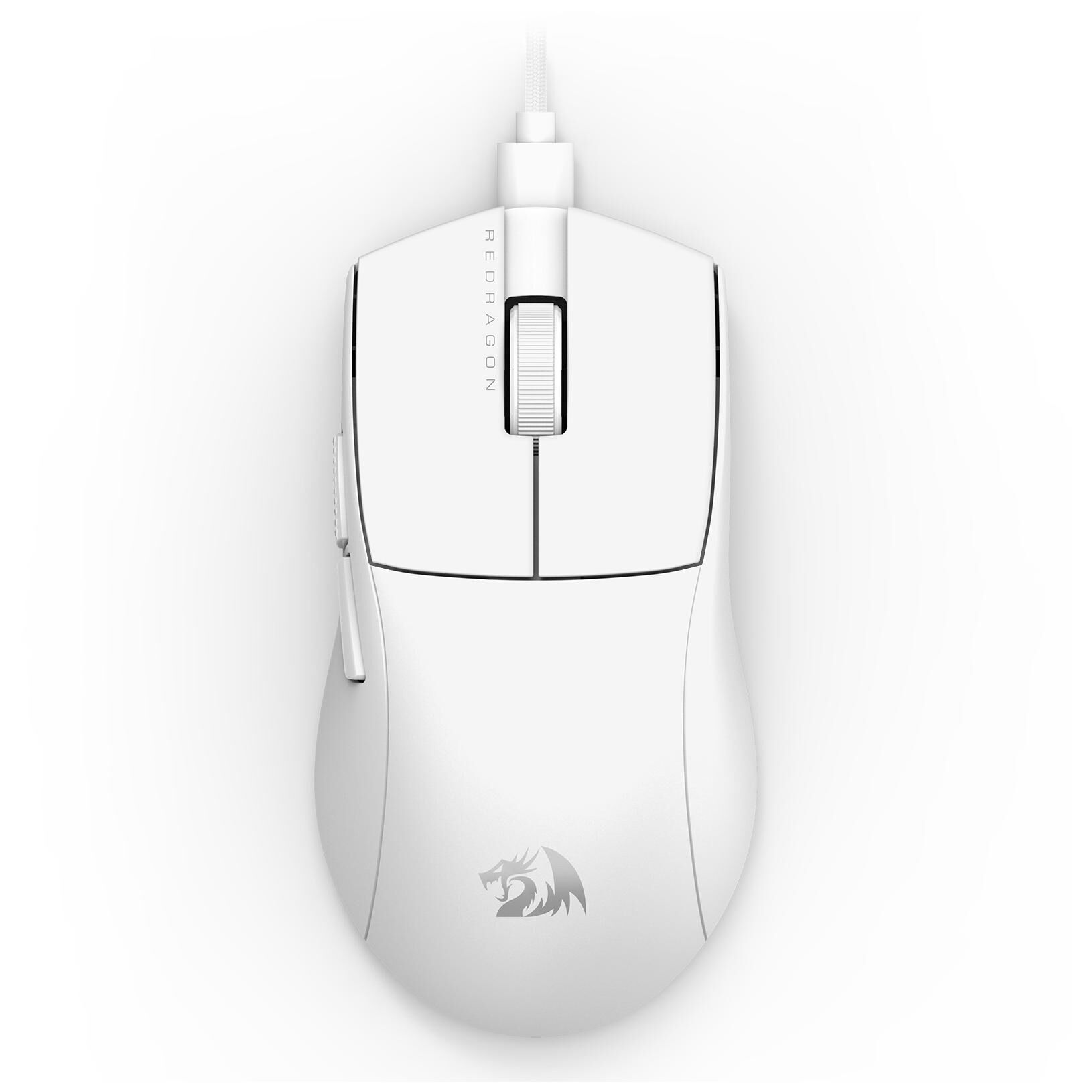Redragon King M724W-1K USB Type-C Mouse - White
