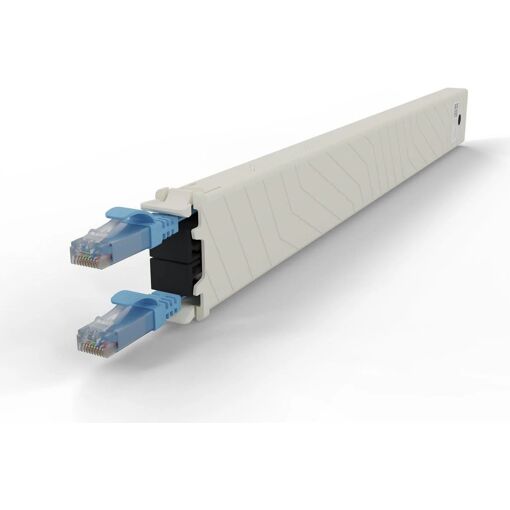 PATCHBOX 8U Cassette - Blue UTP Cable Management