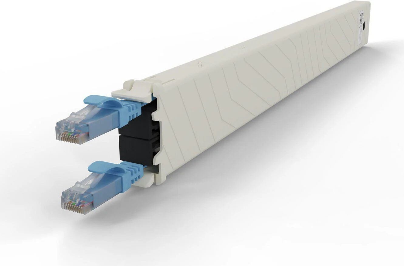 PATCHBOX 8U Cassette - Blue UTP Cable Management