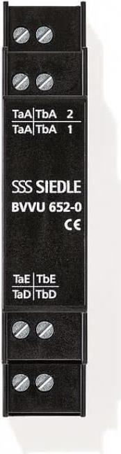 Siedle BVVU 652-0 Black Asymmetric Bus Video Distributor (200049631-00)