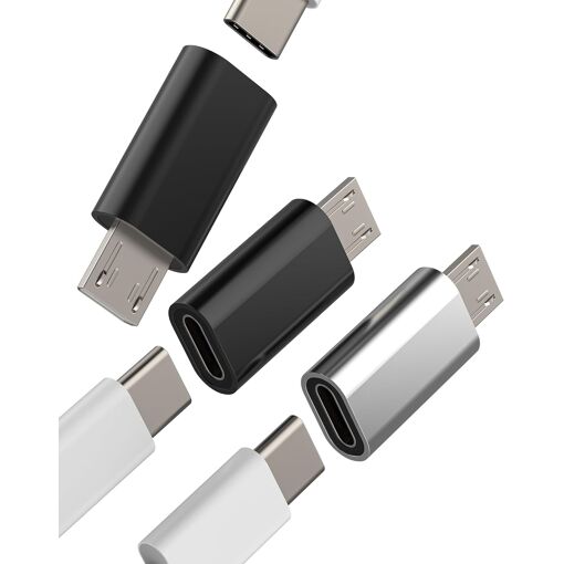 Adaptateur USB-C vers Micro USB (lot de 3) - Câble de transfert de données universel