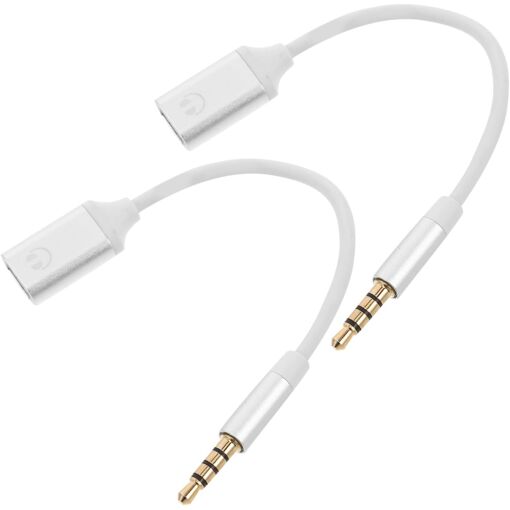 USB-C to 3.5mm Jack Adapter - Noise Cancelling, Portable Audio Connector for Phones & Laptops