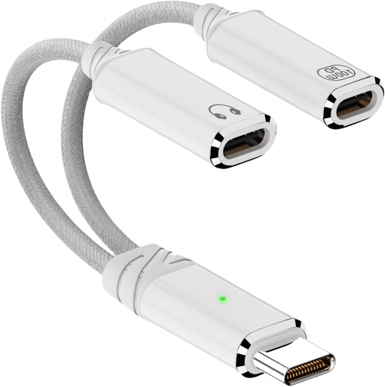Subzonal Type-C Cable Separator for Headphones and HiFi Adapter 480Mbps USB C