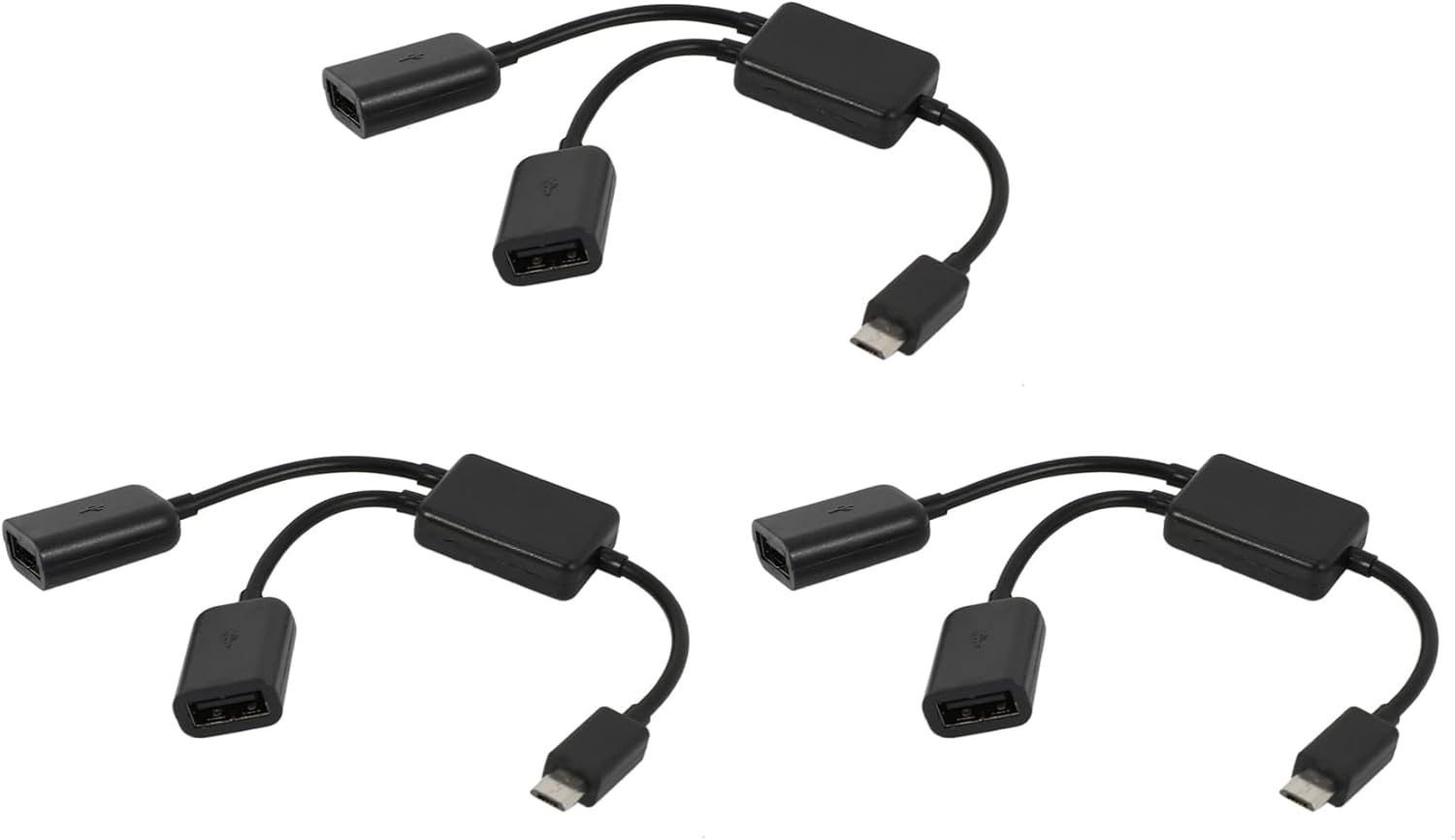 Hub de câble Subzonal 3X avec adaptateur OTG Micro-USB