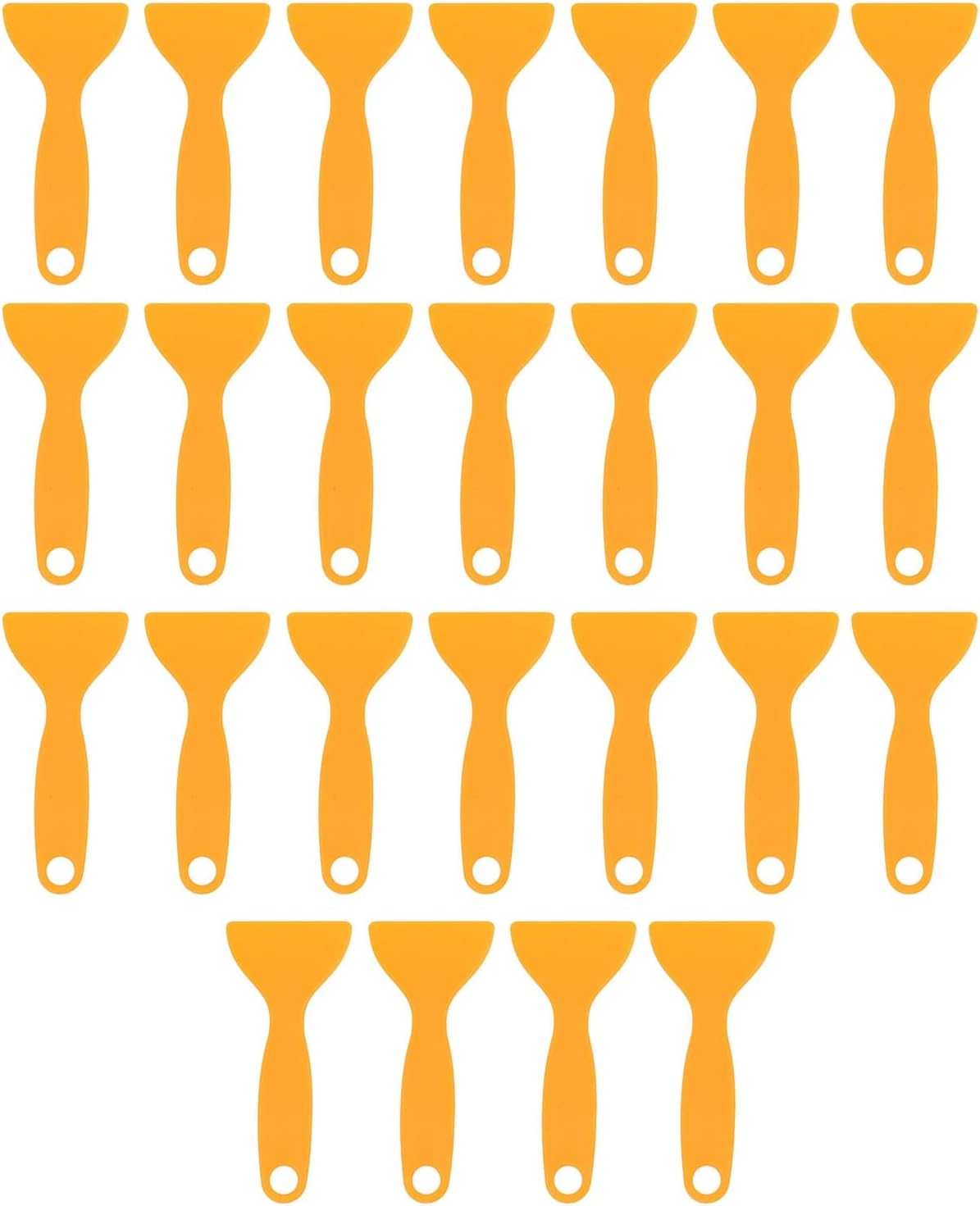 Subzonal 25-Piece Plastic Spatulas for 3D Printer, Flexible Scraper for Removing Resin, Adhesive Installer for Air Bubbles