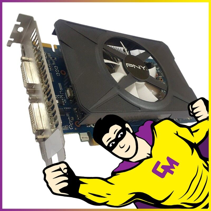 PNY Nvidia GTX 550 Ti 1GB GDDR5 PCIe Micro HDMI DVI High Profile Graphics Card