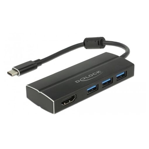 Estación de carga Delock USB-C, Negro